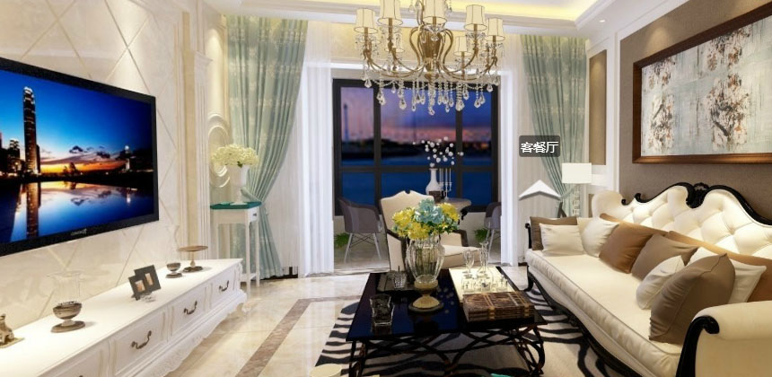 輕奢簡(jiǎn)歐風(fēng)VR家裝體驗(yàn)館